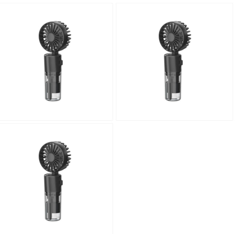 Portable Handheld Spray Fan 4-Speed Water Spray Mist Fan Summer Cooling Artifact USB Charging Summer Supplies Outdoor Mini Fan