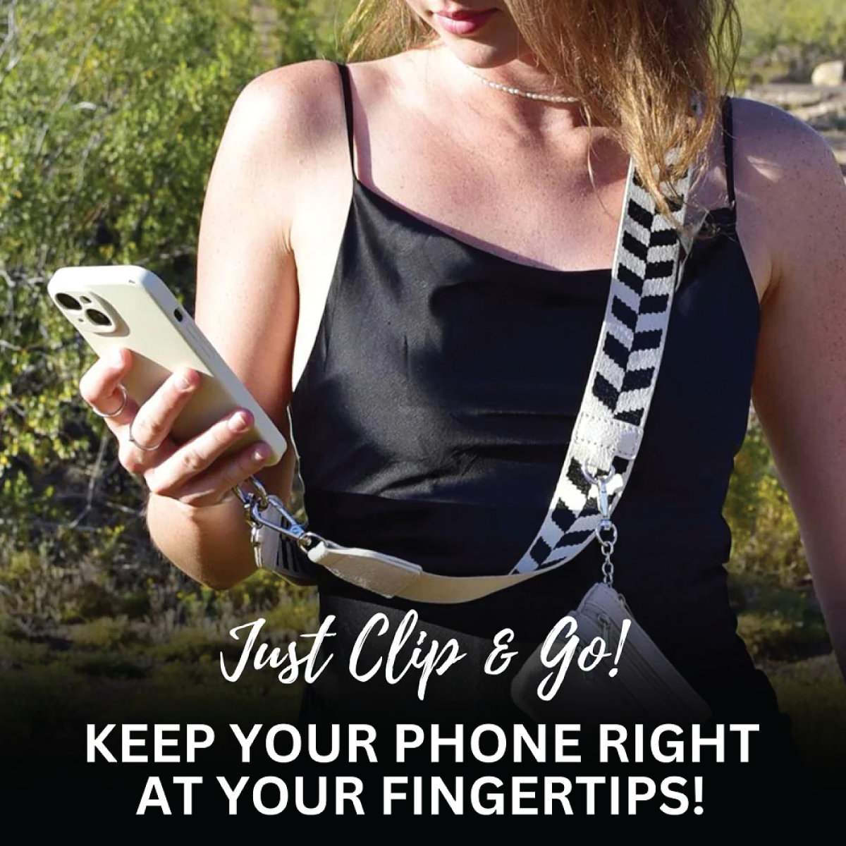 Clip & Go Green Chevron