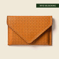 Mini Envelope Wallet With RFID protection - Tan Limited Edition