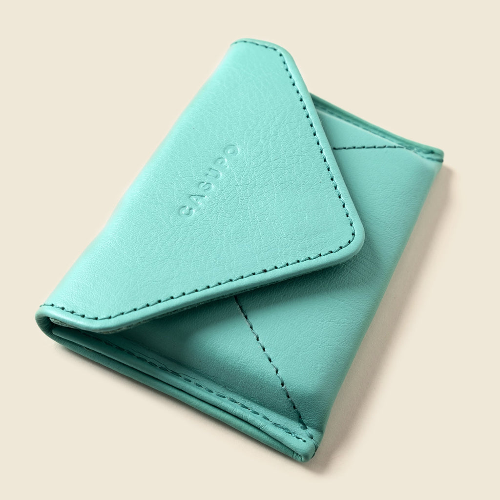 Mini Envelope Wallet With RFID protection - Baby Blue
