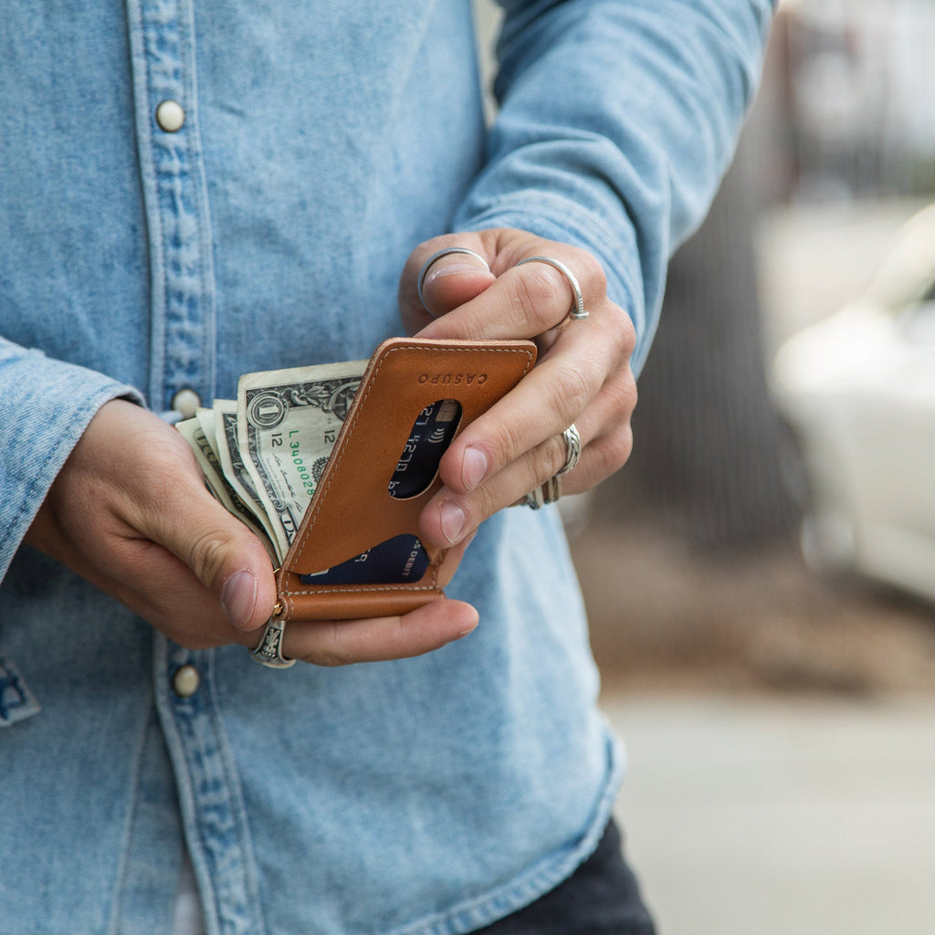 Money Clip Wallet - Natural