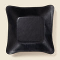 CASUPO Black Leather Travel Valet Tray, Full Grain, Personalizable