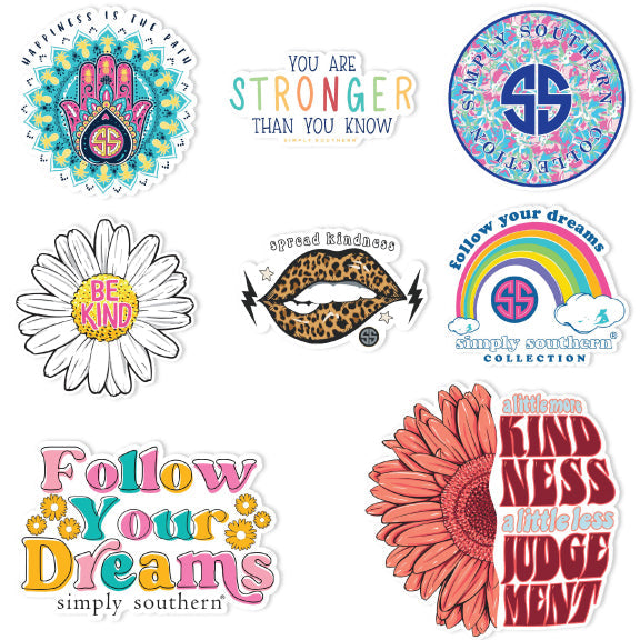 Simply Southern® Sticker Set - Inspire